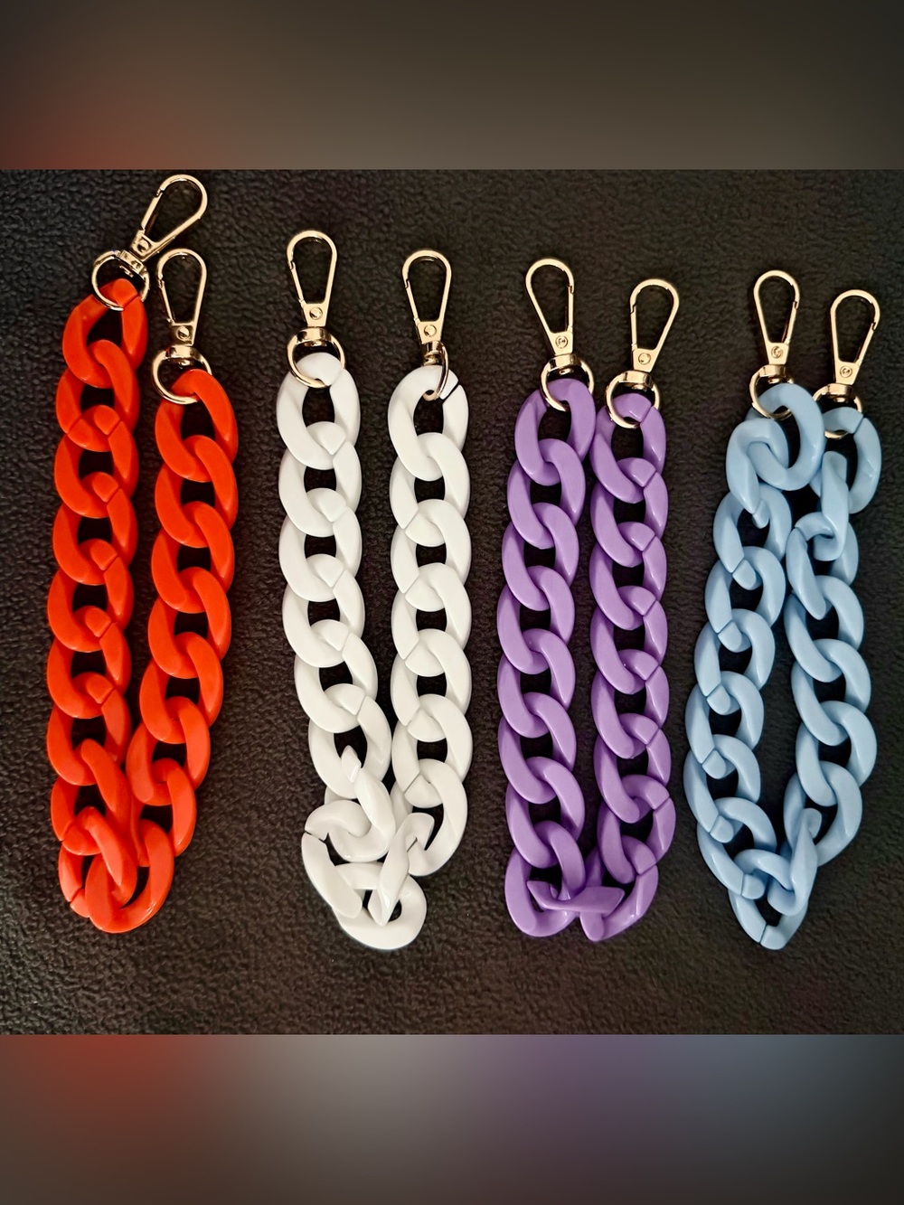 4pcs Chunky Bag Chains for Women